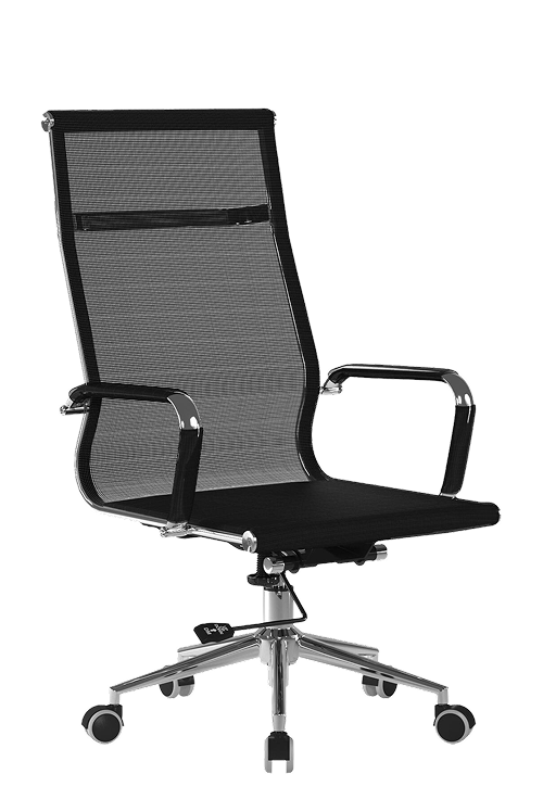 Executive Mesh Back and Cushioned Fabric Chairs